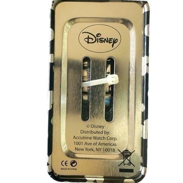 NWT DISNEY ACCUTIME Minnie Mouse Watch New In Box Silver Metallic Band Date Wind - Thumbnail 7