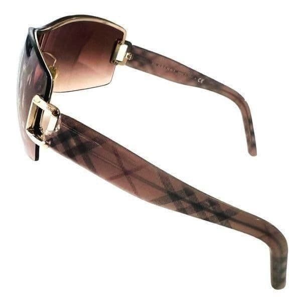 BURBERRY Shield Sunglasses B3043 Plaid Designer Luxury Sunglasses Serial Number - Thumbnail 11