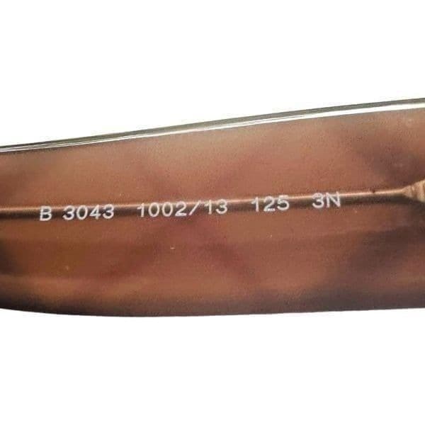 BURBERRY Shield Sunglasses B3043 Plaid Designer Luxury Sunglasses Serial Number - Thumbnail 6