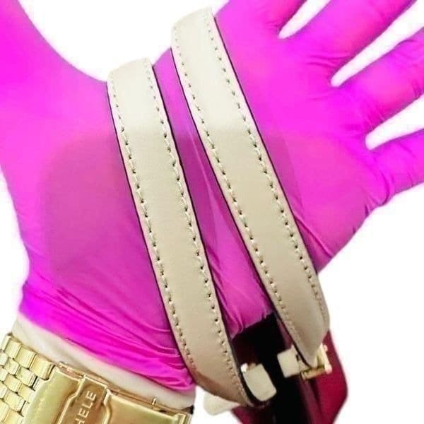 NWOT Michael Kors Bedford Red Pocket Tote Pebble Leather Purse Shopper Bag - Thumbnail 4