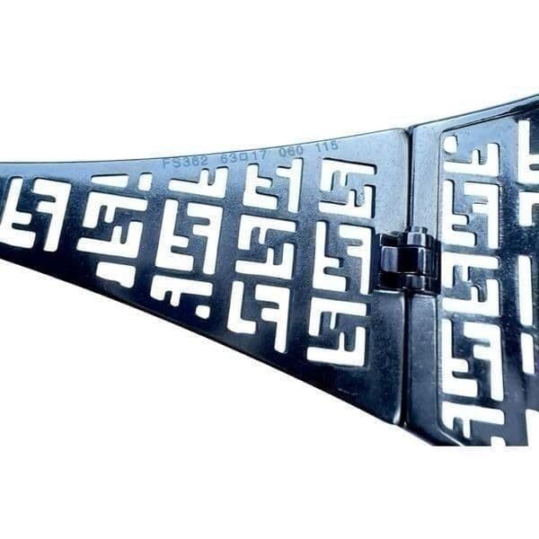 FENDI 5065 c.501/8G LARGE Sunglasses Black Silver Monogram Logo Designer Luxury - Thumbnail 10