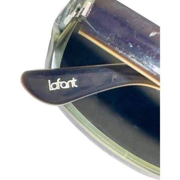 JEAN LAFONT Glenans 269 Green Blue Sunglasses Made In Paris France - Thumbnail 3