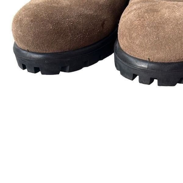 ECCO Tray Tech HydroMax Modtray Water Resistant Suede Leather Ankle Combat Boots - Thumbnail 11