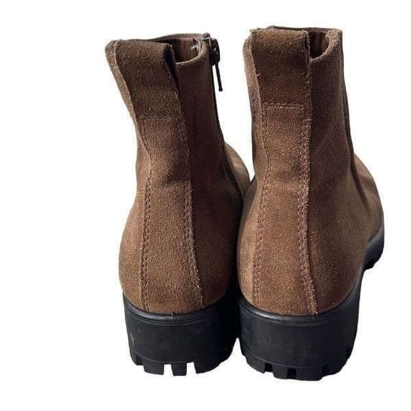 ECCO Tray Tech HydroMax Modtray Water Resistant Suede Leather Ankle Combat Boots - Thumbnail 6