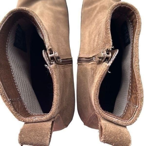 ECCO Tray Tech HydroMax Modtray Water Resistant Suede Leather Ankle Combat Boots - Thumbnail 12