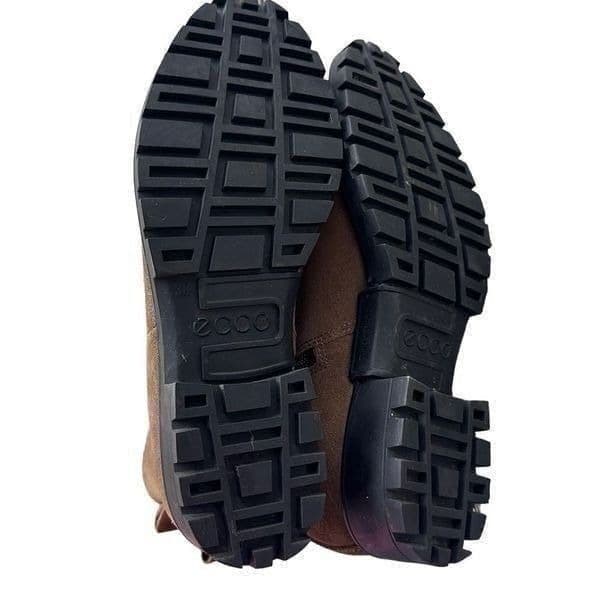 ECCO Tray Tech HydroMax Modtray Water Resistant Suede Leather Ankle Combat Boots - Thumbnail 10