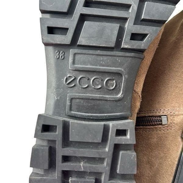 ECCO Tray Tech HydroMax Modtray Water Resistant Suede Leather Ankle Combat Boots - Thumbnail 5