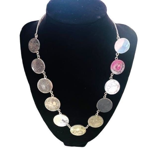 Vintage Signed Sterling Silver Asian Caricature Pendant Necklace - Thumbnail 10