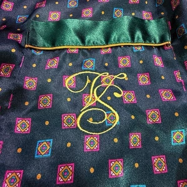 VICTORIA’S SECRET Vintage 1980s Gold Label Oversized Satin Pajama Shirt Dress Vi - Thumbnail 2