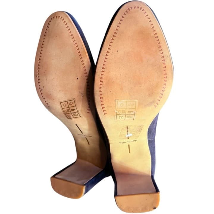 DOLCE VITA Boots Dolce Vita Gray Grey Mid Calf High Heel Ankle Boots Booties Lea - Thumbnail 5