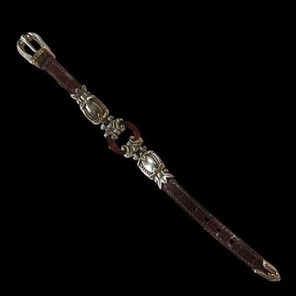 BRIGHTON Jewelry 10 Piece Lot Sterling Silver Plated Bangle Bracelet Necklace Ch - Thumbnail 9