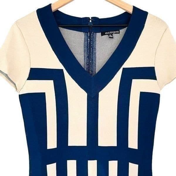 Eva Longoria Striped Dress Size Medium - Thumbnail 2