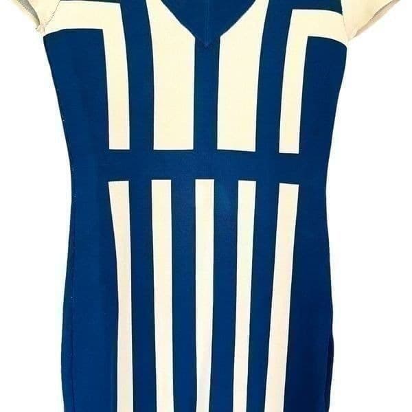 Eva Longoria Striped Dress Size Medium - Thumbnail 3