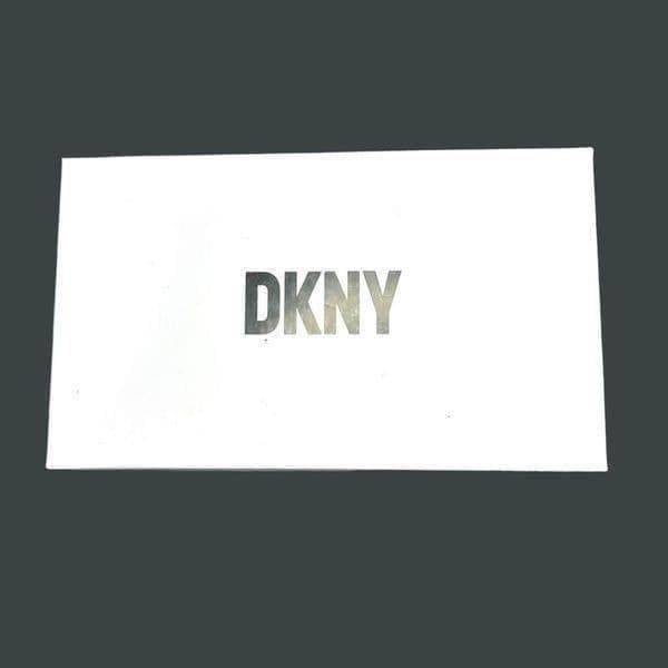 DKNY Womens Wristlet Bag Leather Signature Logo Brown Tan Boxed NWT - Thumbnail 6