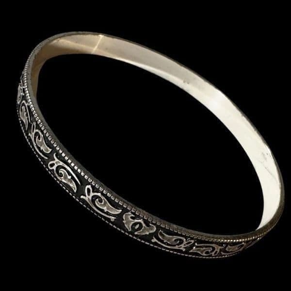 BRIGHTON Jewelry 10 Piece Lot Sterling Silver Plated Bangle Bracelet Necklace Ch - Thumbnail 5