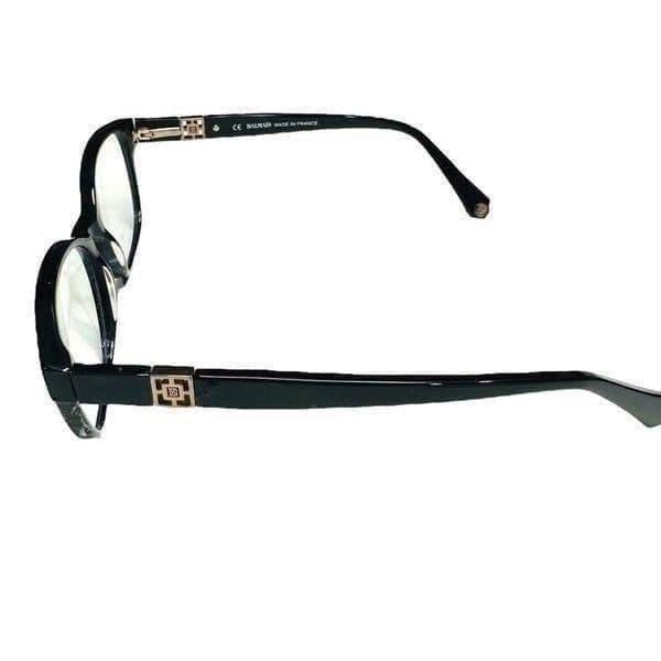 Balmain Unisex Eyeglasses Balmain Square Frame Full Black Rim Eyewear with Bvlga - Thumbnail 4