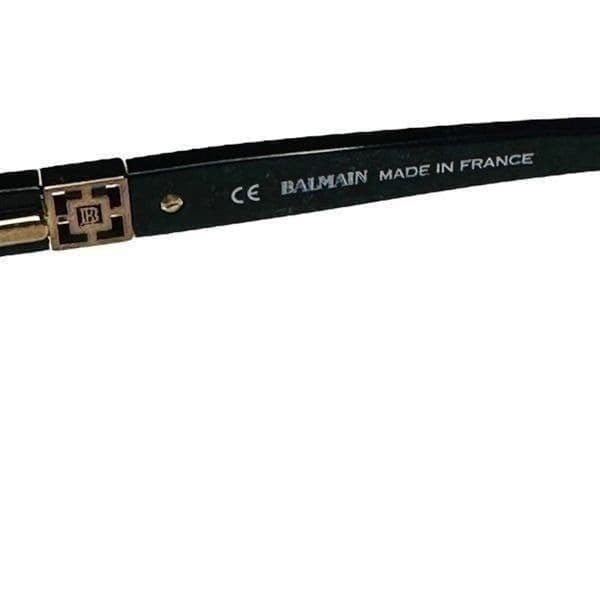 Balmain Unisex Eyeglasses Balmain Square Frame Full Black Rim Eyewear with Bvlga - Thumbnail 2