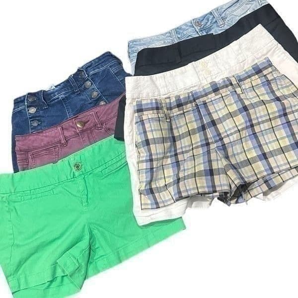 Designer Shorts Bulk Bundle Lot 7 Pairs of Shorts American Eagle Express Banana - Image 1