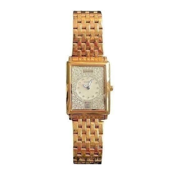 LANCASTER GranDame Lized Swarovski Rose Gold Watch - Thumbnail 6