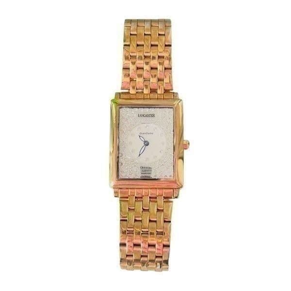 LANCASTER GranDame Lized Swarovski Rose Gold Watch - Thumbnail 8