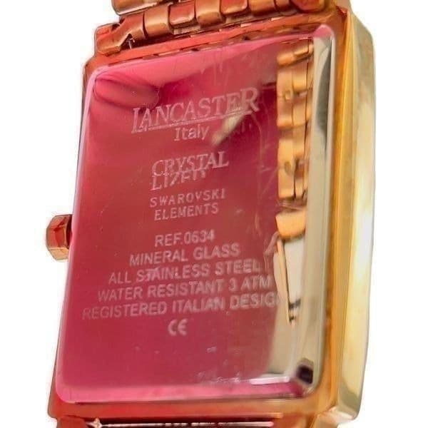 LANCASTER GranDame Lized Swarovski Rose Gold Watch - Thumbnail 2