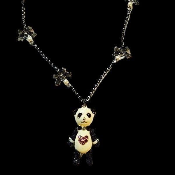 BETSY JOHNSON Jewelry 6 Piece Lot Colorful Bear Floral Rhinestone Embellished Br - Thumbnail 4