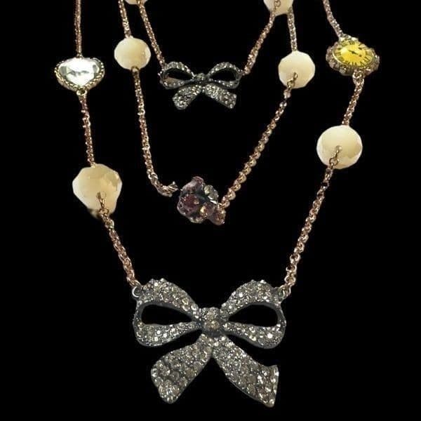 BETSY JOHNSON Jewelry 6 Piece Lot Colorful Bear Floral Rhinestone Embellished Br - Thumbnail 10