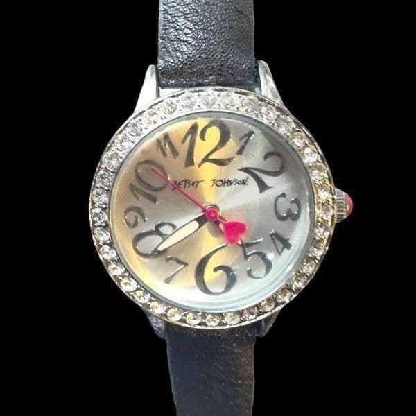 BETSY JOHNSON Jewelry 6 Piece Lot Colorful Bear Floral Rhinestone Embellished Br - Thumbnail 6