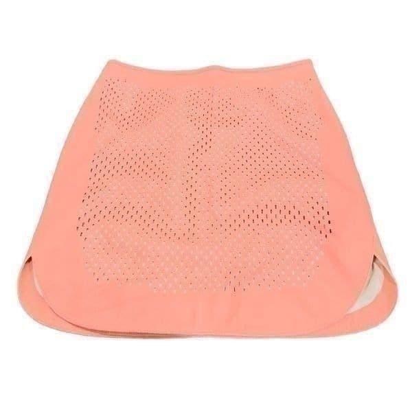 REVOLVE JAMES PER SE Coral Genuine Leather Perforated Mini Skirt Size 6 - Image 1