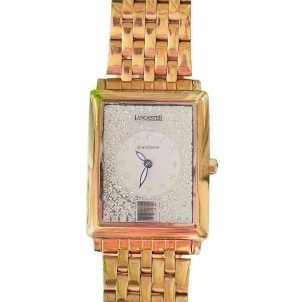 LANCASTER GranDame Lized Swarovski Rose Gold Watch - Thumbnail 9