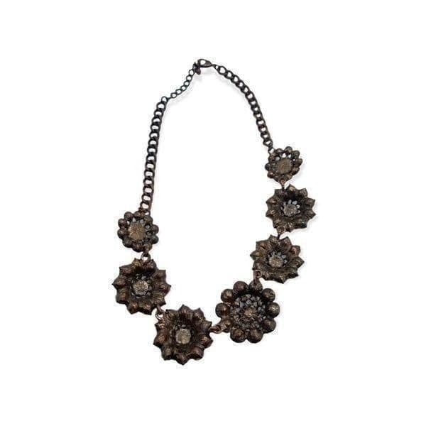 Vintage Crystal Statement Necklace; 18”; Possibly J. Crew - Thumbnail 7