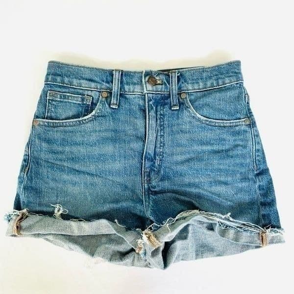 Madewell High Rise Denim Jean Shorts Size 26 - Image 1