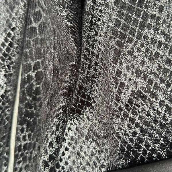 BUDDY LOVE Hugh Black Cobra Oversized Blazer Buddy Love Cobra Print Metallic Bla - Thumbnail 3