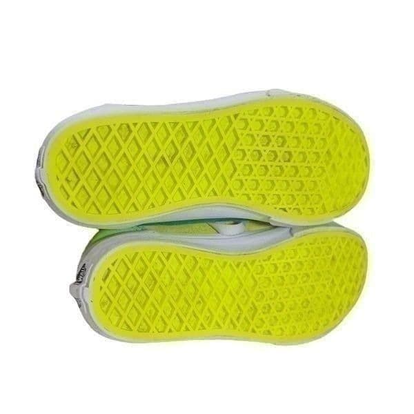 Vans Old Skool Neon Multicolor Low Top Skate Sneakers Size Mens 5.5/Womens 7 - Thumbnail 2