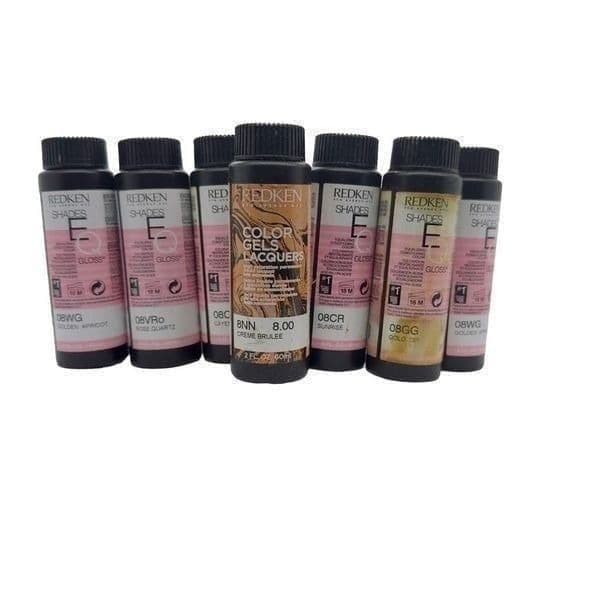 REDKEN SHADES EQ Toner Gloss Bundle Lot of 11 Level 8 & Level 9 Warm/Red/Copper/ - Thumbnail 3
