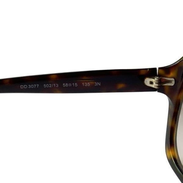 DOLCE & GABBANA Sunglasses Brown Oversized Designer Luxury Serial # On Lense D&G - Thumbnail 10