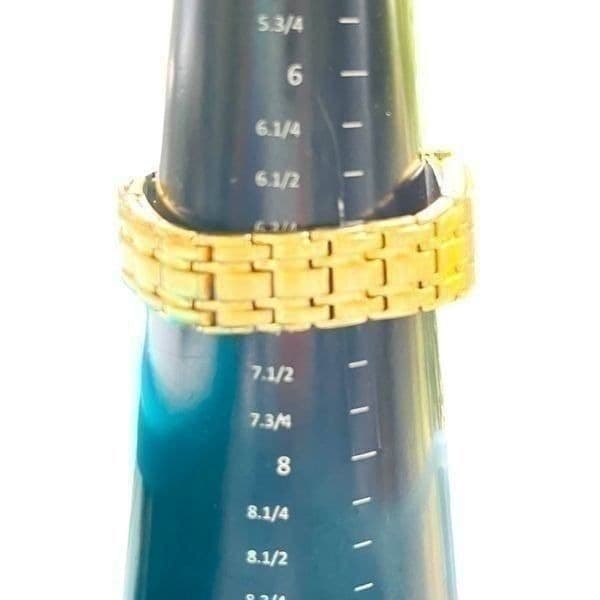 Armitron Unisex Goldtone Black Dial Analog Watch - Thumbnail 9