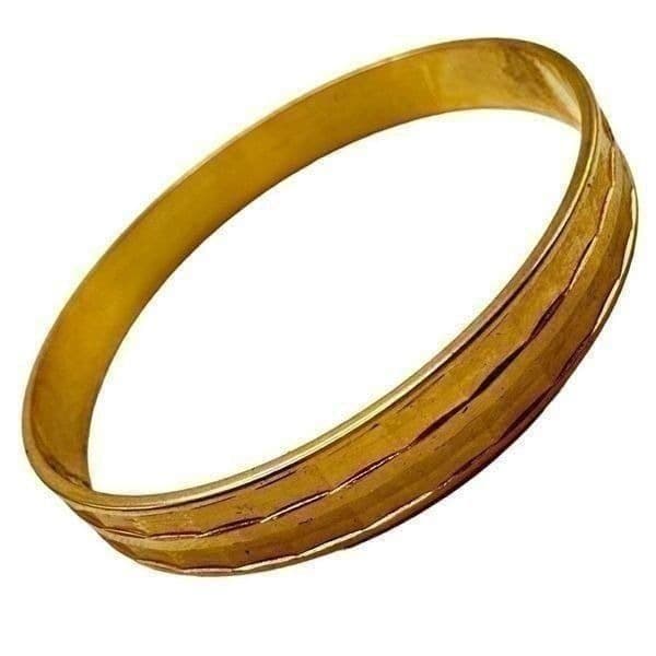 MONET 5 Piece Vintage Gold Plated Jewelry Bundle Lot 5 Signed Monet Bangle Brace - Thumbnail 5