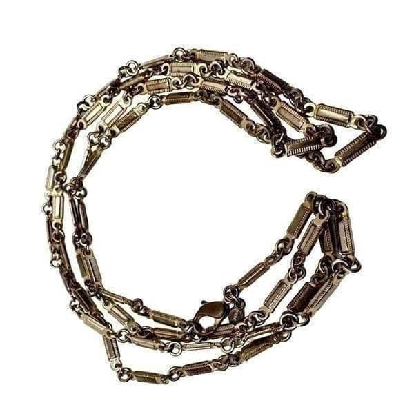 MONET 5 Piece Vintage Jewelry Lot 3 Bracelets 2 Necklaces Silver Tone and White - Thumbnail 3