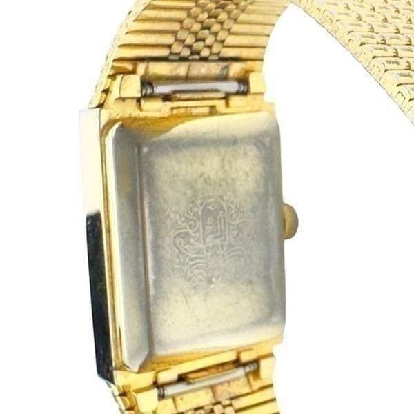 Longines Women's Wristwatch Manual Wind Analog Rectangular Dial Gold - Thumbnail 10