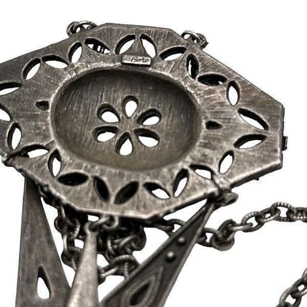 CORO Vintage Bundle Jewelry Lot of Signed Coro Necklaces and Coro Brooch - Thumbnail 4