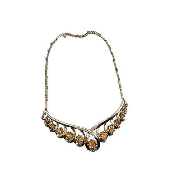 CORO Vintage Bundle Jewelry Lot of Signed Coro Necklaces and Coro Brooch - Thumbnail 5