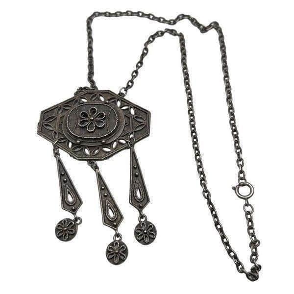 CORO Vintage Bundle Jewelry Lot of Signed Coro Necklaces and Coro Brooch - Thumbnail 8