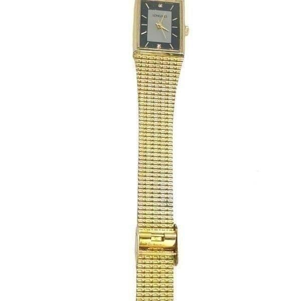 Longines Women's Wristwatch Manual Wind Analog Rectangular Dial Gold - Thumbnail 3