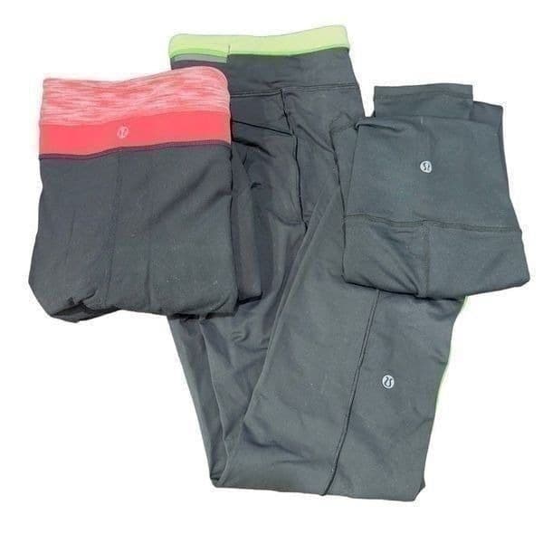LULULEMON ATHLETICA Lot Lululemon Bundle of 3 Pairs of Leggings (black, reversib - Thumbnail 11