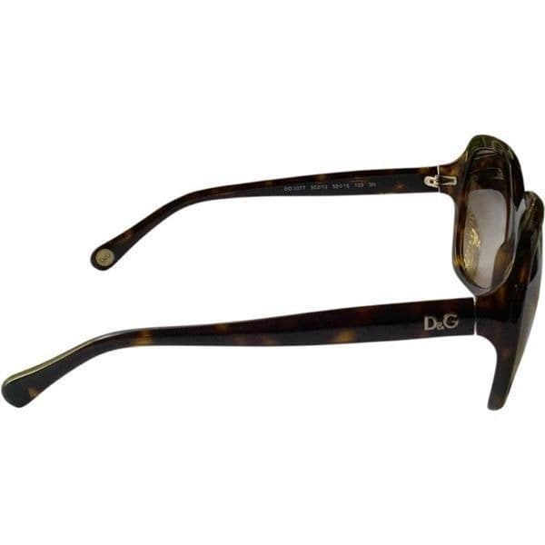 DOLCE & GABBANA Sunglasses Brown Oversized Designer Luxury Serial # On Lense D&G - Thumbnail 8