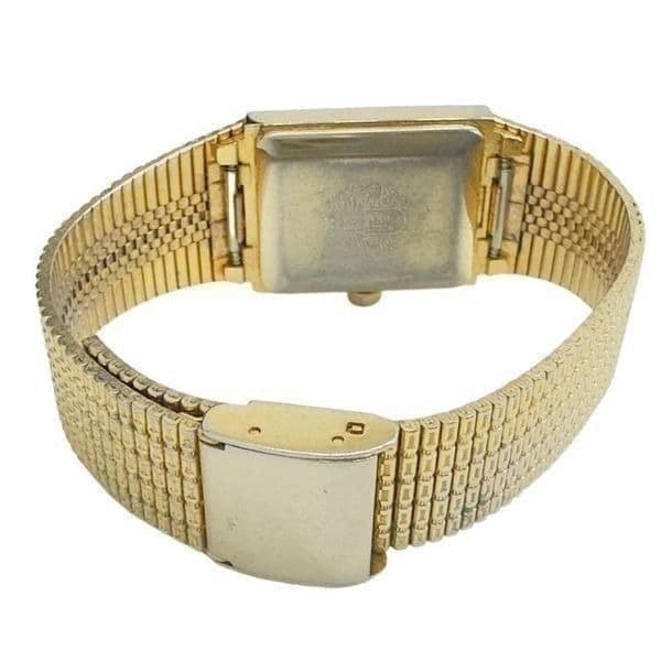 Longines Women's Wristwatch Manual Wind Analog Rectangular Dial Gold - Thumbnail 8
