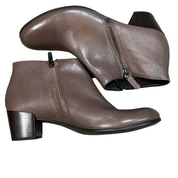 ECCO SHAPE M 35 Women's Zippered Ankle Boot SOLD OUT Leather Shoes Boots Size 39 - Image 1