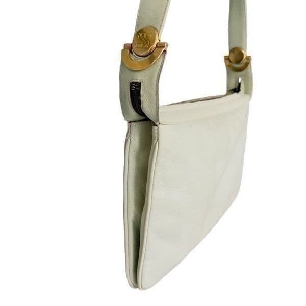 Vintage Sorrento Smooth Glove Leather Handbag Purse - Thumbnail 7