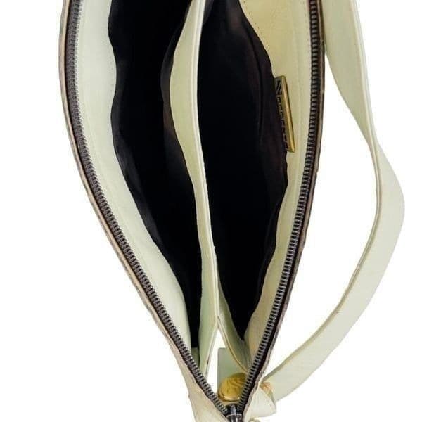 Vintage Sorrento Smooth Glove Leather Handbag Purse - Thumbnail 6